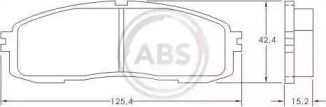 Гальмівні колодки на Toyota Crown  A.B.S. 36626.