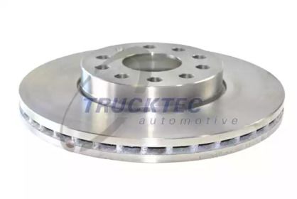 Вентилируемый передний тормозной диск на Фольксваген Сирокко  Trucktec Automotive 07.35.134.