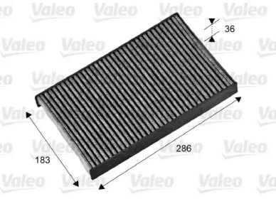 Вугільний фільтр салону на Peugeot 308  Valeo 698714.