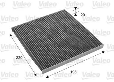 Вугільний фільтр салону Valeo 715701.