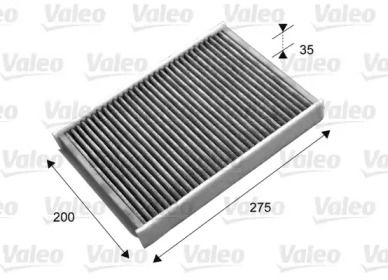 Вугільний фільтр салону на Вольво ХС70  Valeo 715702.
