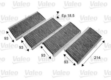 Вугільний фільтр салону Valeo 715712.