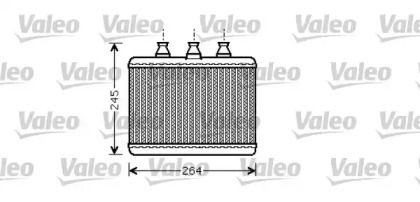 Радиатор печки на БМВ 7  Valeo 812365.