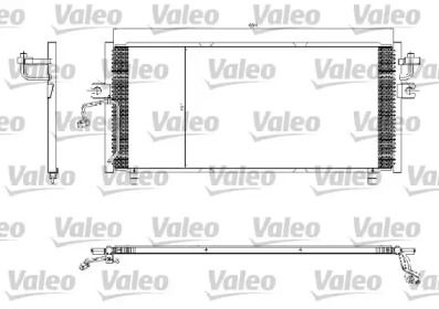 Радиатор кондиционера на Ниссан Примера  Valeo 817253.