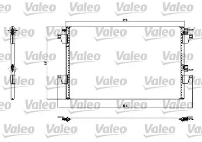 Радиатор кондиционера Valeo 817731.