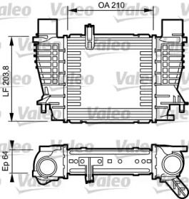 Интеркулер на Renault Modus  Valeo 817999.