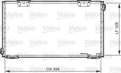 Радиатор кондиционера Valeo 818104.