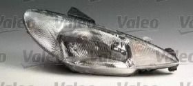 Права фара ближнього світла на Peugeot 206  Valeo 087274.