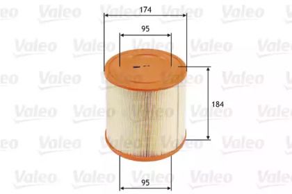 Воздушный фильтр Valeo 585740.