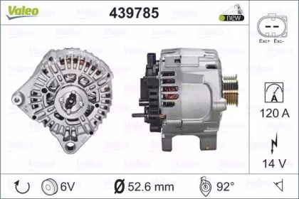 Генератор Valeo 439785.