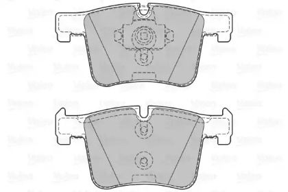 Передние тормозные колодки на БМВ Х3  Valeo 601288.