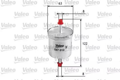 Топливный фильтр Valeo 587012.