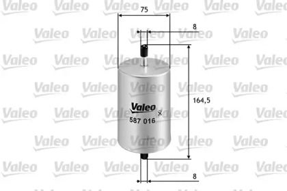 Топливный фильтр Valeo 587016.
