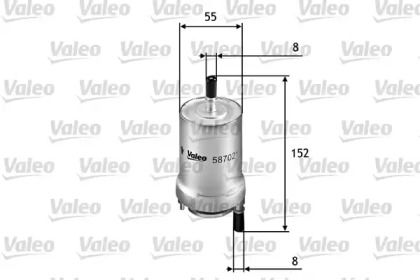 Топливный фильтр Valeo 587021.