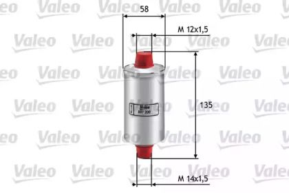 Топливный фильтр на Порше 911  Valeo 587200.