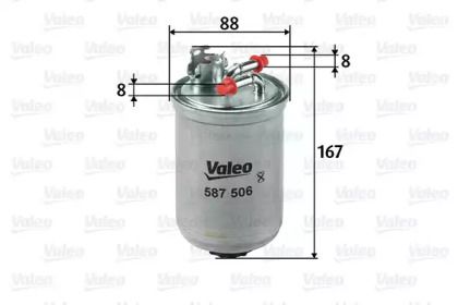 Топливный фильтр Valeo 587506.