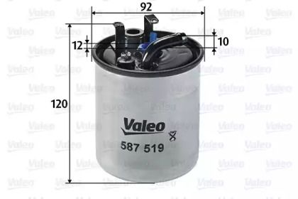 Топливный фильтр на Mercedes-Benz Vaneo  Valeo 587519.