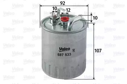 Топливный фильтр на Мерседес А170 Valeo 587533.