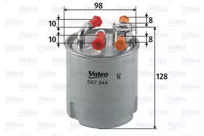 Топливный фильтр на Дача Логан  Valeo 587544.