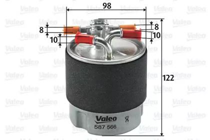 Топливный фильтр Valeo 587566.