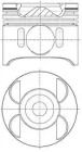 Поршень на Smart Forfour  Nural 87-427500-00.