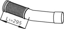 Приймальна труба глушника Dinex 54163.
