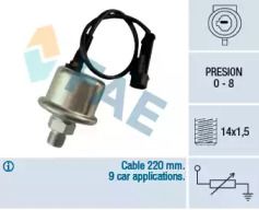 Датчик тиску масла на Fiat Coupe  Fae 14030.