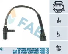 Датчик положения коленвала на Вольво С40  Fae 79123.