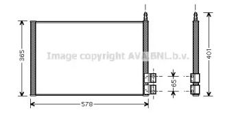 Радиатор кондиционера Ava FDA5328.