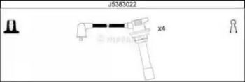 Високовольтні дроти запалювання на Мазда 323  Nipparts J5383022.