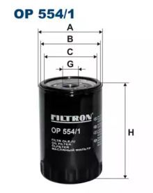 Масляный фильтр на Пежо J5  Filtron OP554/1.