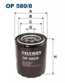 Масляный фильтр Filtron OP580/8.