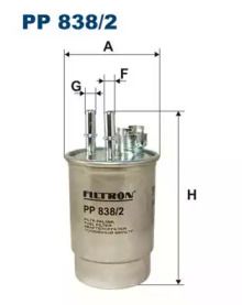 Топливный фильтр Filtron PP838/2.