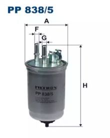 Топливный фильтр Filtron PP838/5.