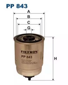 Топливный фильтр на Рено 25  Filtron PP843.