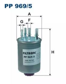 Паливний фільтр Filtron PP969/5.