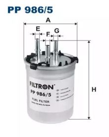 Топливный фильтр Filtron PP986/5.