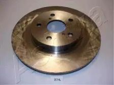 Вентильований передній гальмівний диск на Тайота Рав4  Ashika 60-02-274.