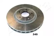Вентильований передній гальмівний диск Ashika 60-05-549.
