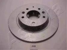 Задний тормозной диск на Мазда 6 GH Ashika 61-03-316.