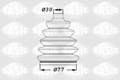 Комплект пыльника ШРУСа на Citroen C2  Sasic 1900009.