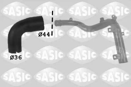 Патрубок інтеркулера на Opel Astra H Sasic 3336105.