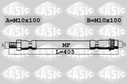 Шланг тормозной передний Sasic 6604025.