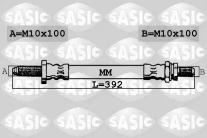 Шланг гальмівний задній Sasic 6606001.