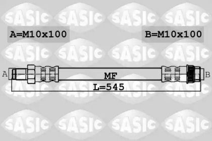 Шланг тормозной передний на Рено Мастер 2 Sasic 6606227.