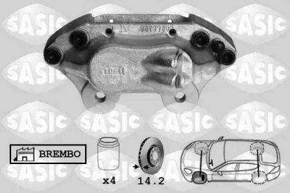 Суппорт тормозной передний левый на Iveco Daily  Sasic SCA6070.