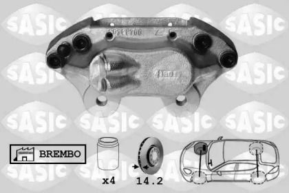 Супорт гальмівний передній правий на Iveco Daily  Sasic SCA6071.