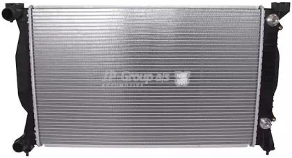 Алюминиевый радиатор охлаждения двигателя на Audi A4  JP Group 1114205200.