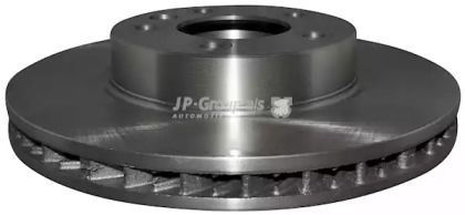 Вентильований передній гальмівний диск на Фольксваген Таурег  JP Group 1163105070.