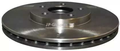 Вентильований передній гальмівний диск JP Group 5063100600.